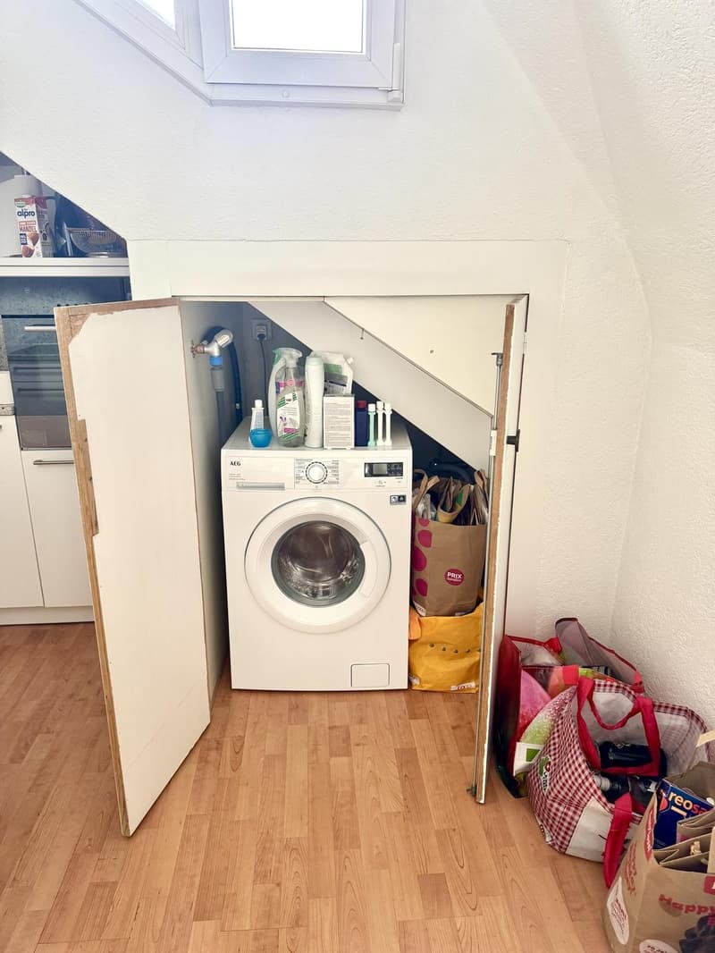 Appartement de 3,5 pièces meublé et lumineux au dernier étage à Hegibachplatz (Seefeld) en sous-location Aug-Jan (13)