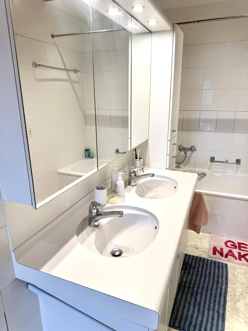 Appartement de 3,5 pièces meublé et lumineux au dernier étage à Hegibachplatz (Seefeld) en sous-location Aug-Jan (10)