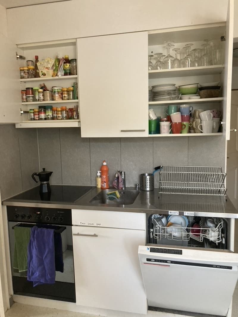 furnished kitchen