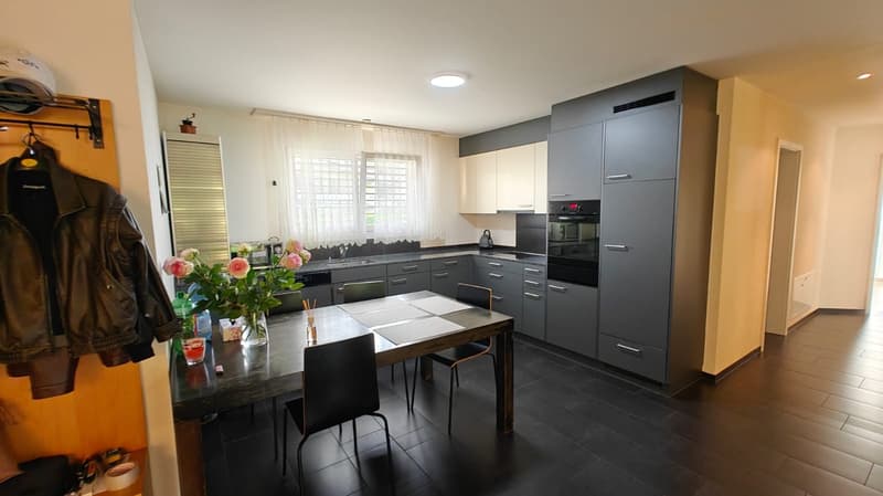 Ampio e stiloso appartamento di 4,5 locali con terrazza accogliente e grande area verde (12)
