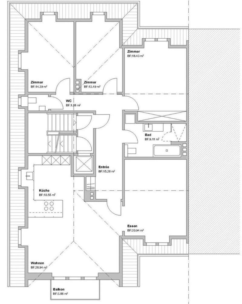 Room in a shared flat in Fluntern (9)