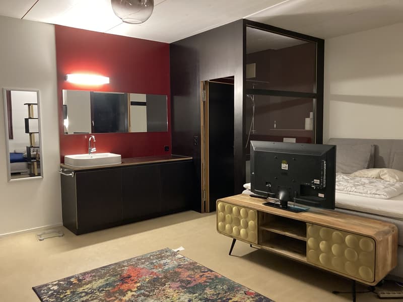 Ampia camera in condivisione con bagno privato in appartamento in cluster moderno in affitto dal 1° agosto (1)
