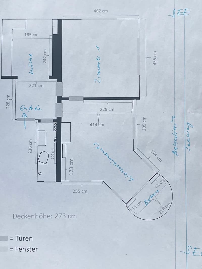 Charmante 2.5 Zimmer- Altbauwohnung mit traumhaftem Rundumblick auf den Zürichsee (6)