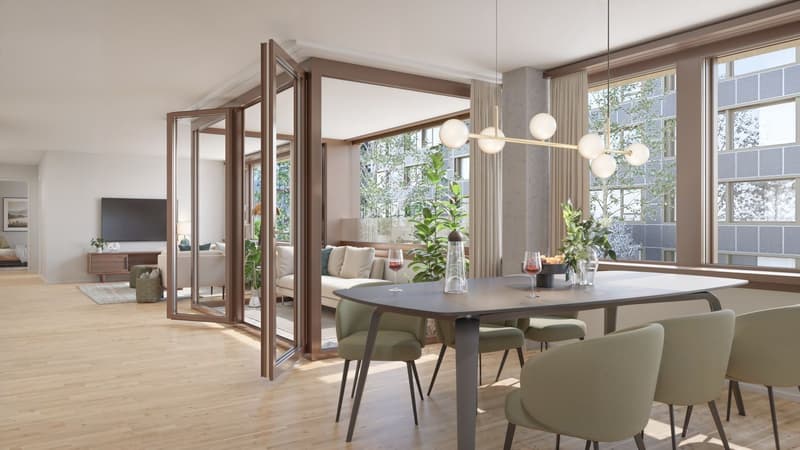 Newly built apartment in Kriens for rent during the week! (3)