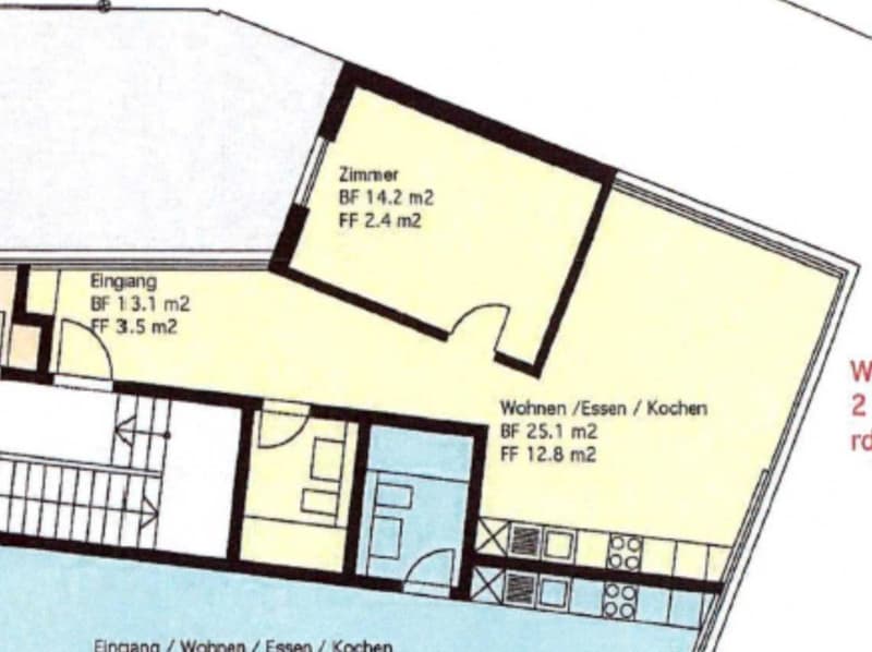 2,5-Zimmer-Wohnung zur Miete, nördlich von Oerlikon (9)