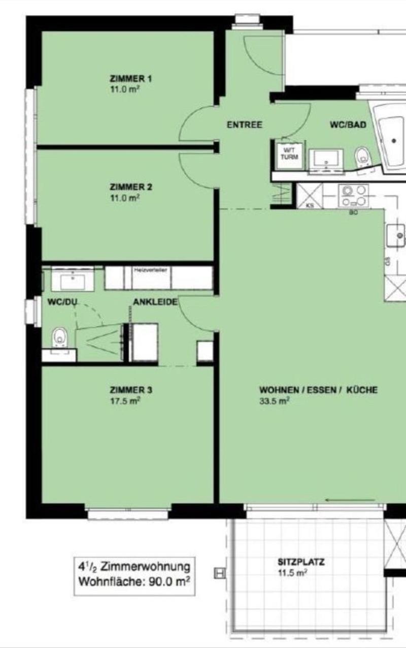 Appartement moderne au rez-de-chaussée (6)