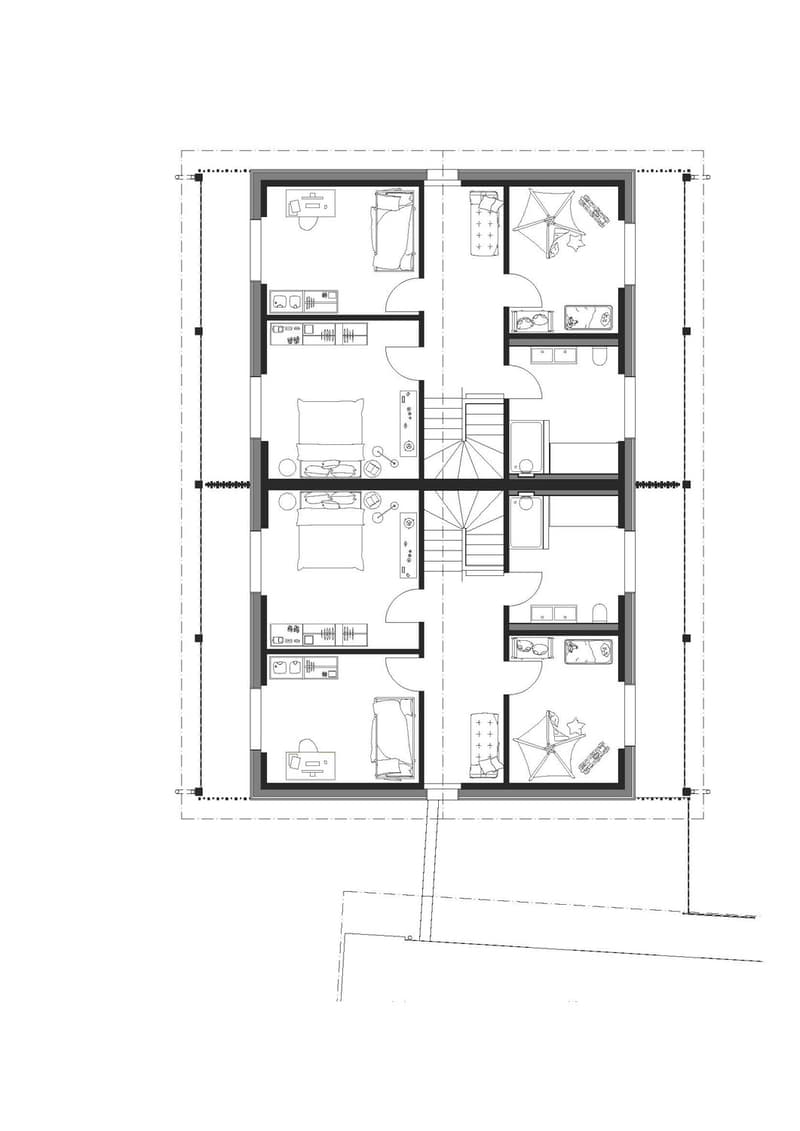 5.5 Room Maisonette Apartment in DEFH with Balcony and Garden (7)