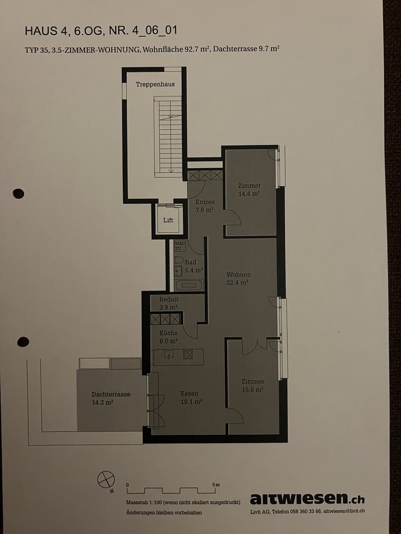 Helle 3.5-Zimmer-Wohnung mit Dachterrasse und hervorragender Anbindung (9)