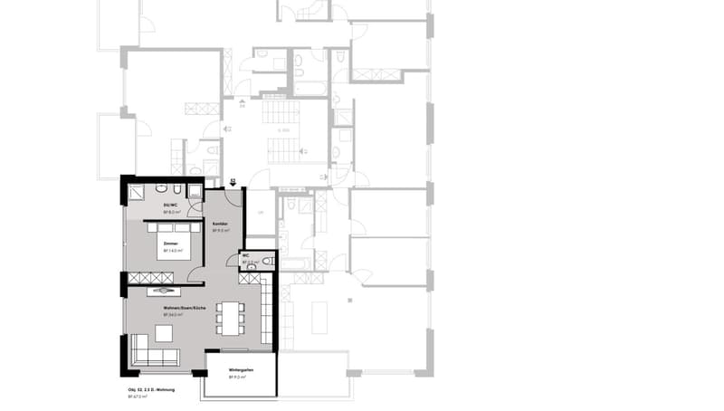 Moderne 2.5-Zimmer-Wohnung (67 m²) zentral in Wetzikon (8)
