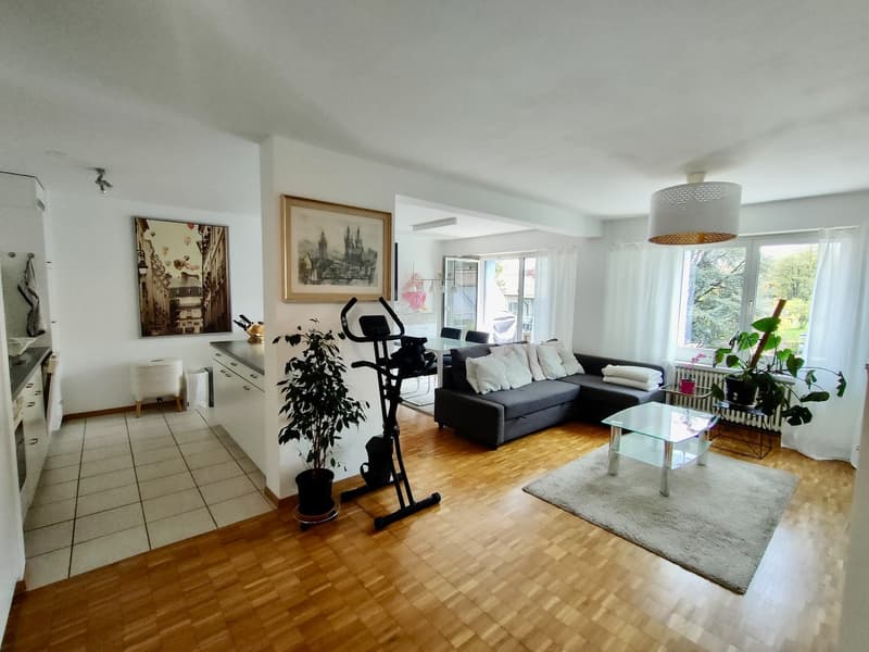 Appartamento di 3,5 locali con balcone, vista lago e ottima connessione a Zurigo-Wollishofen (3)