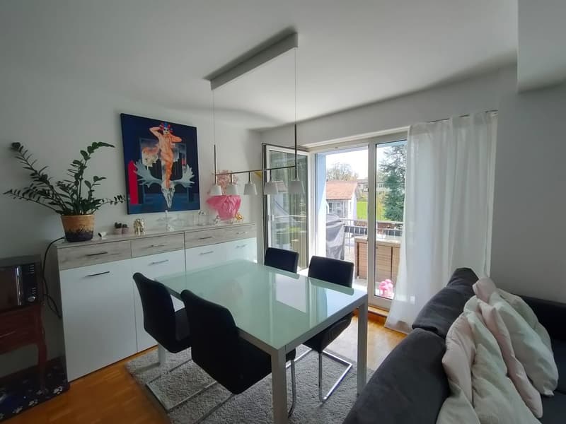 Appartamento di 3,5 locali con balcone, vista lago e ottima connessione a Zurigo-Wollishofen (2)