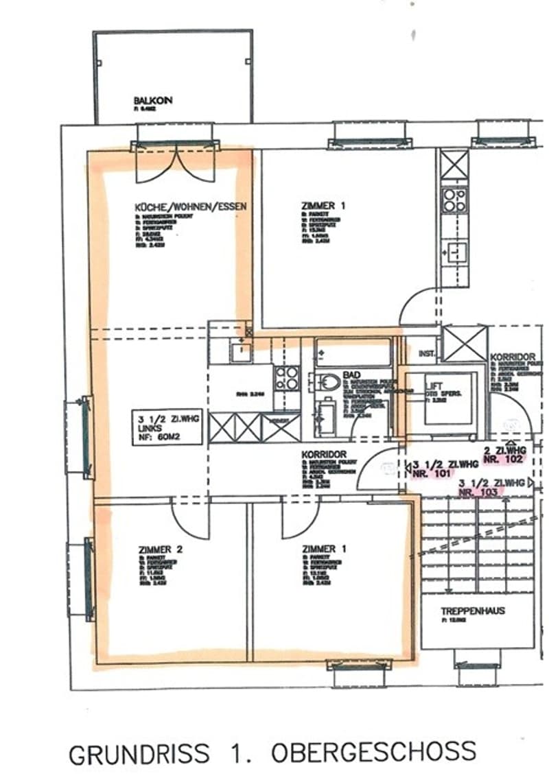 Zu vermieten 3,5-Zimmer-Wohnung, 60 m² in Wetzikon (8)