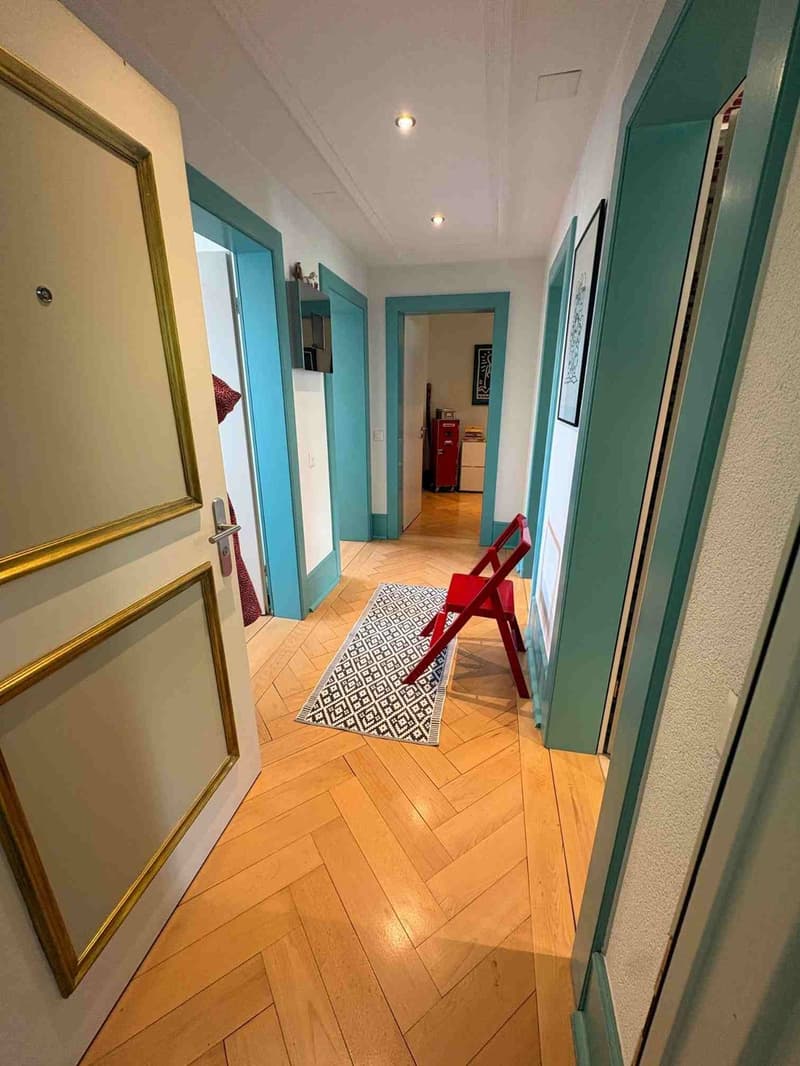 Charmante 3.5-Zimmer-Altbauwohnung im Kreis 6 mit eigener Wellness-Oase ab sofort (1)