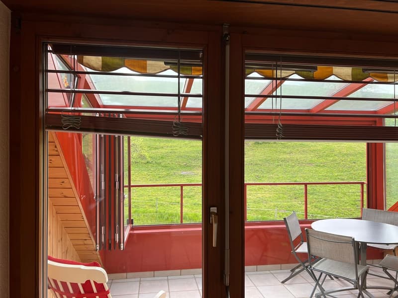 Appartamento mansardato di 5,5 locali in ottica legno in affitto (2)