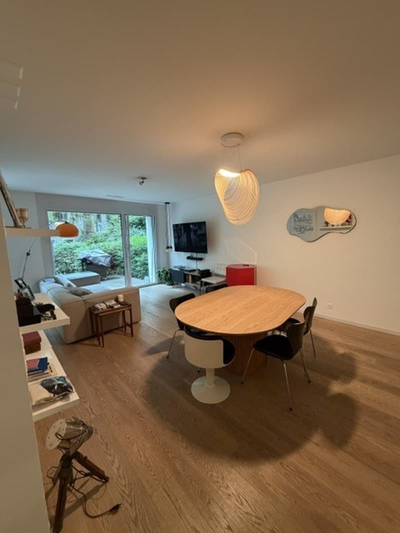 Modern 2-Room Apartment with Private Garden Near Lake Zurich - 5 Minutes from Bahnhof Enge (1)