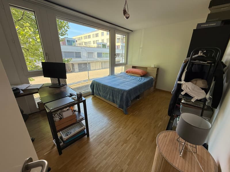 Maisonette luminosa a Oerlikon - Camera non arredata in un appartamento condiviso (130m²) (1)