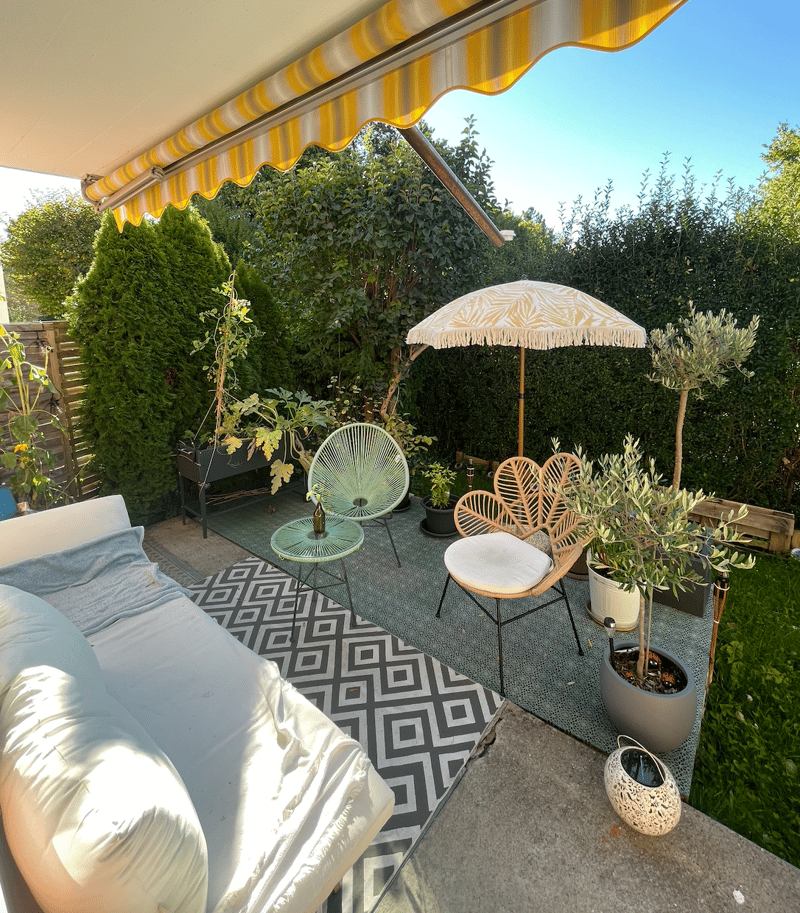 Eigene Terrasse