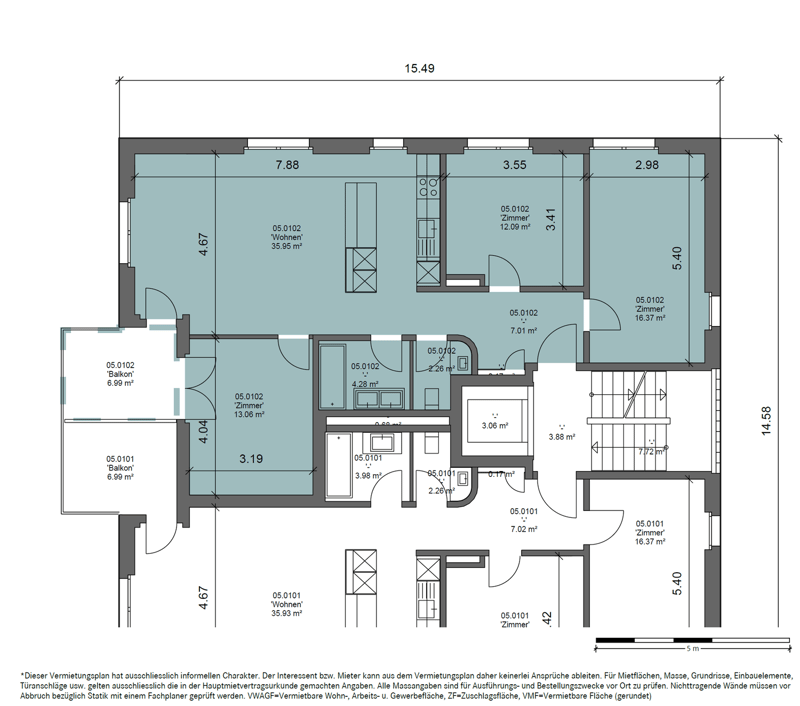 4.5-Zimmer-Wohnung in Zürich-Oerlikon mit Balkon, moderner Küche und optimaler ÖV-Anbindung. Übernahme bereits ab 3. August möglich ab September sogar zu einem tieferen Mietzins (3)