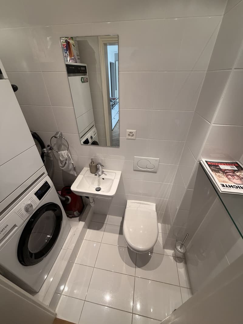Chambre dans une colocation avec balcon privé dans un immeuble ancien rénové au cœur de Zurich, quartier 4 (9)