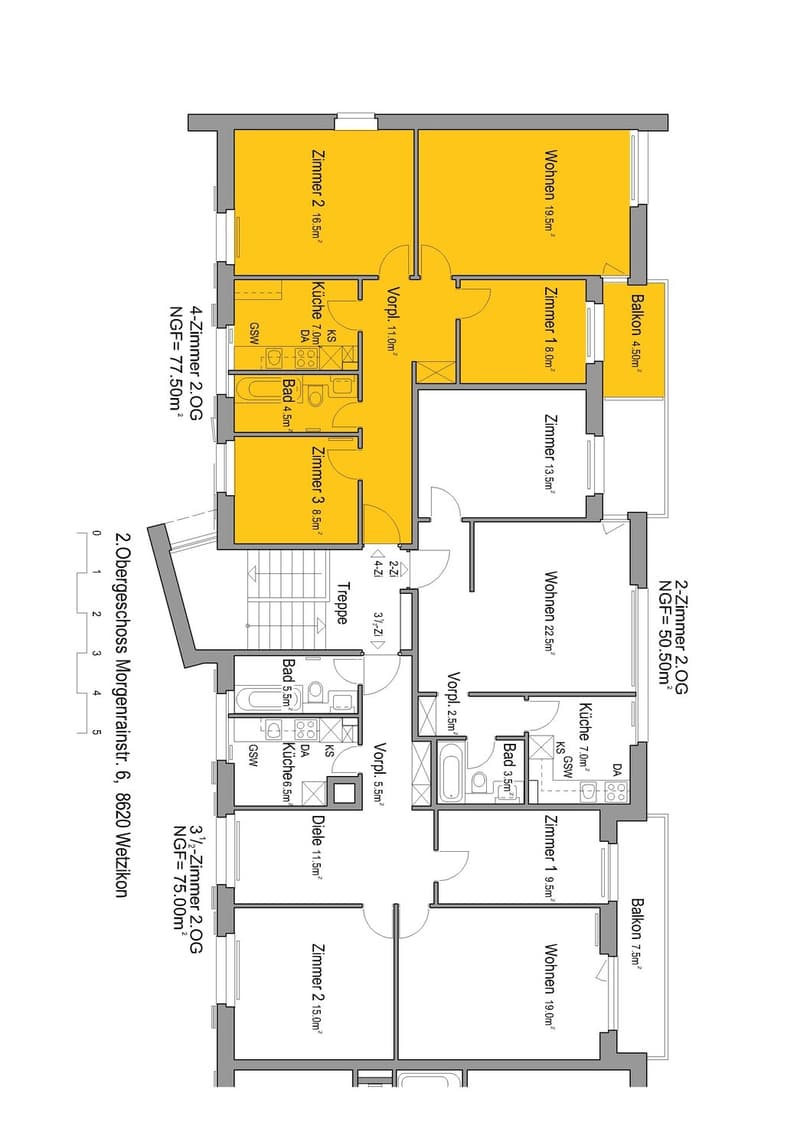 Ruhige sanierte 4-Zi-Whg beim Bahnhof Wetzikon (3)