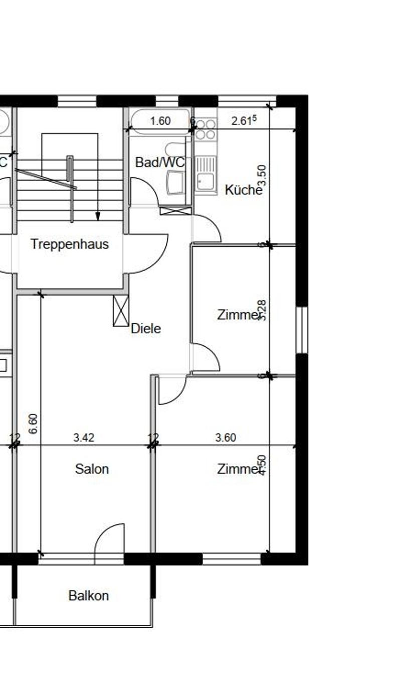 Modern 3.5-room apartment with balcony and beautiful view (2)