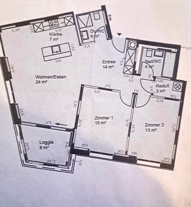 Schöne, helle 3.5 Zimmer-Wohnung in Zürich mieten bis März 27 (4)