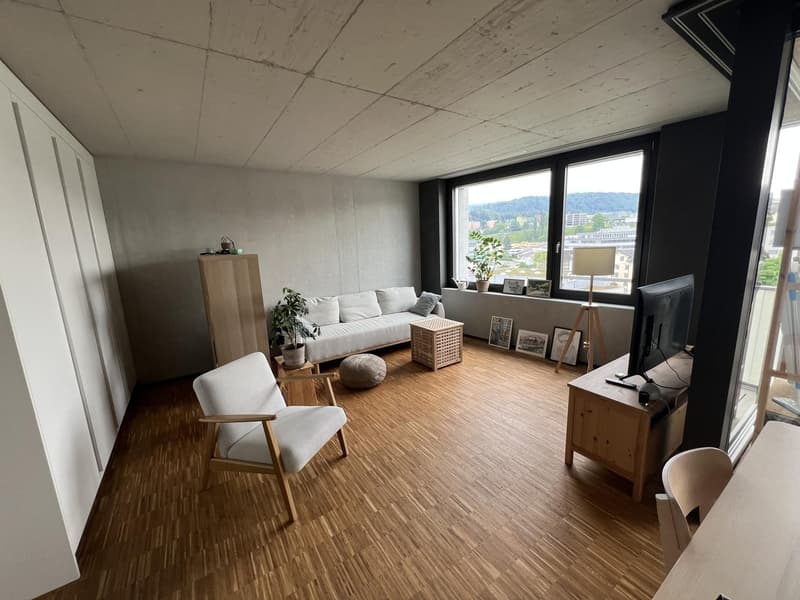 Traumhaftes Wohnen am Emmenufer: Moderne 2.5-Zimmer-Wohnung mit Pilatusblick (1)
