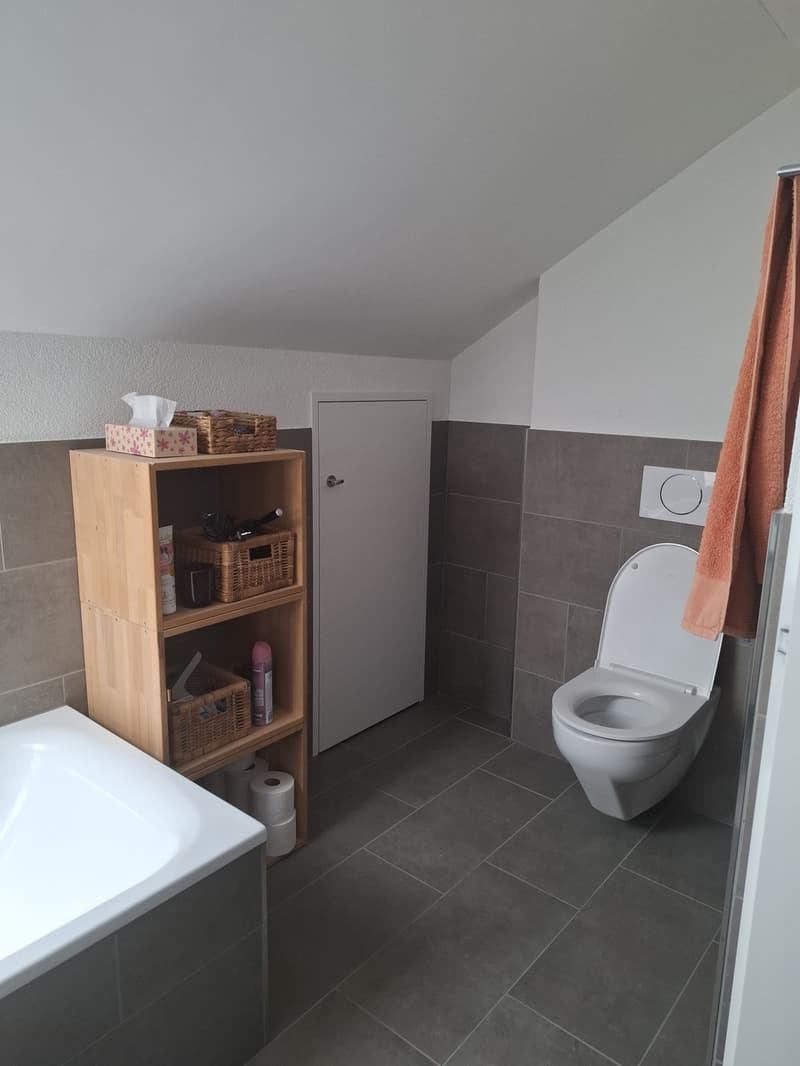 Appartement spacieux 5.5 pièces dans les combles à Neuenhof - moderne, calme et avec une vue magnifique (6)
