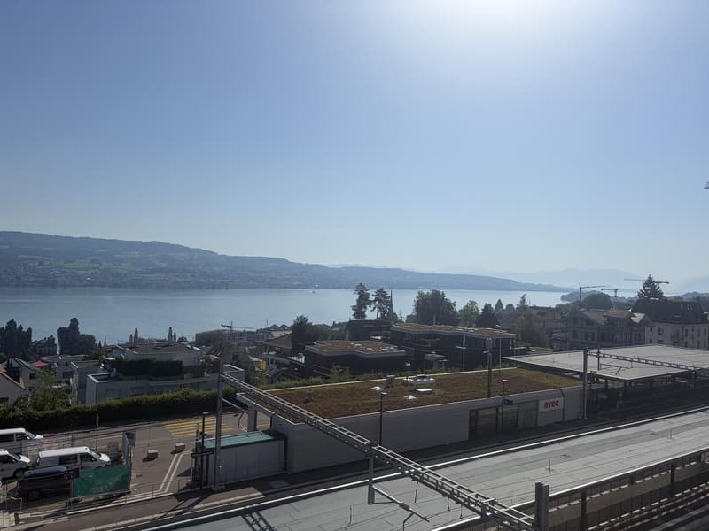 Appartement en attique à couper le souffle directement à la gare de Horgen Oberdorf (2)