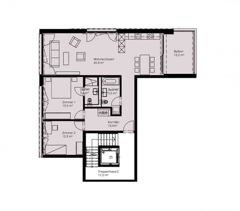 Modern 3.5-room apartment in Neftenbach (10)