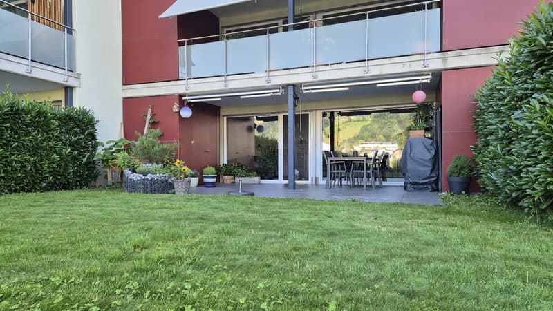 Sous-location d'un appartement 3.5 pièces au rez-de-chaussée avec jardin (2)