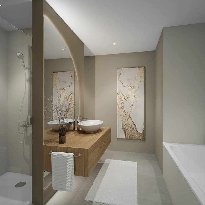 Newly built room (13.5 m²) for rent in a large 99 m² 2-person shared apartment in Kloten (3)