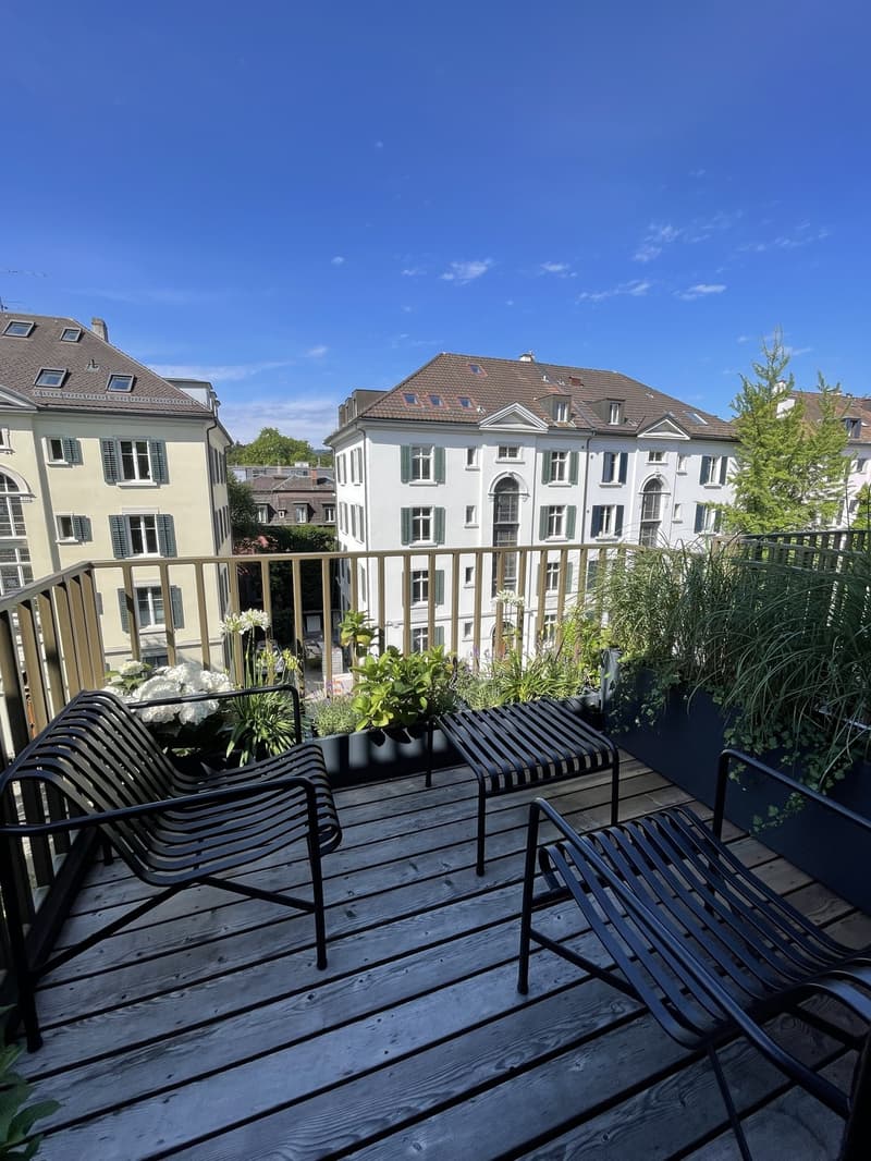 2,5-Zimmer-Wohnung in Hottingen (vorübergehend - Mitte Juli bis September) (2)