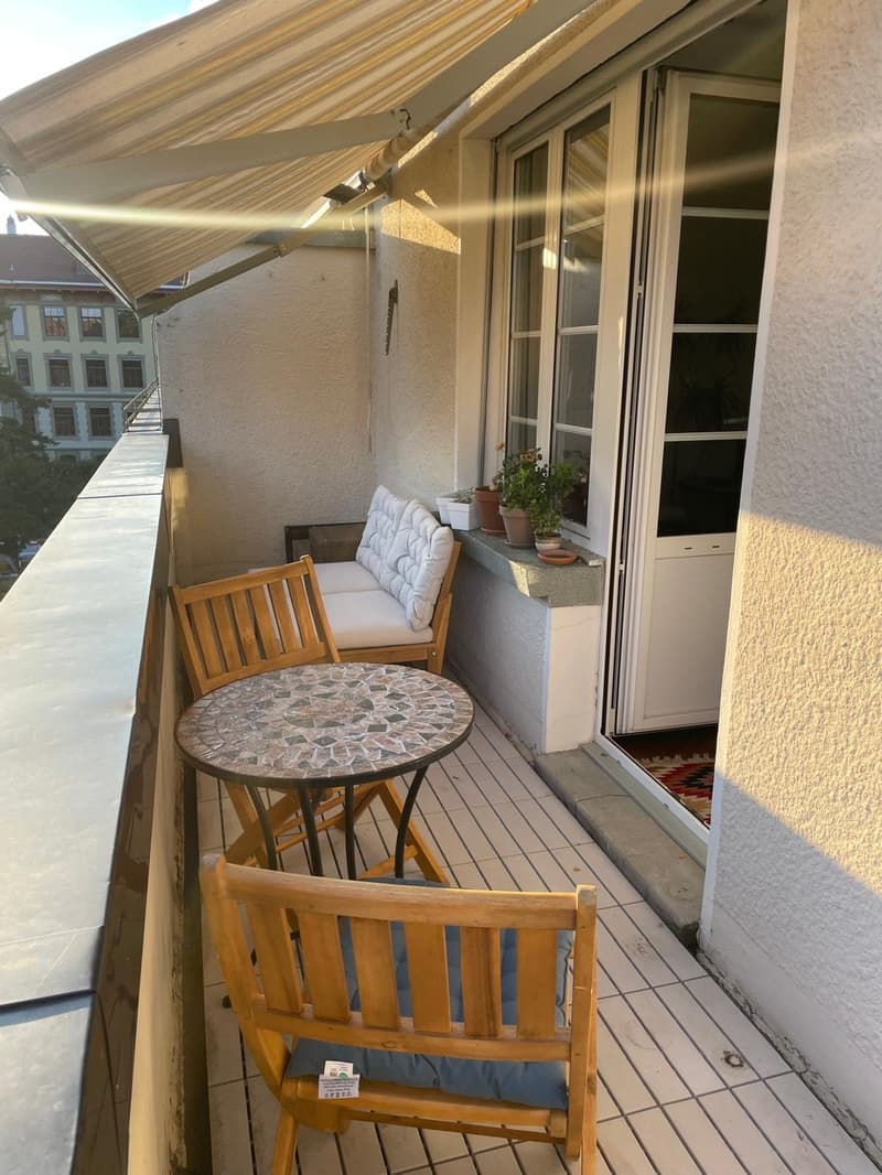 Schöne helle 3.5 Zimmer Wohnung in Bern-Länggasse mit Mansarde (4)