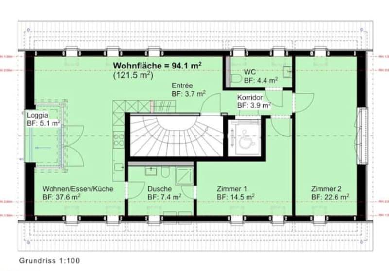 Moderne 3.5 Zimmer Dachwohnung (8)