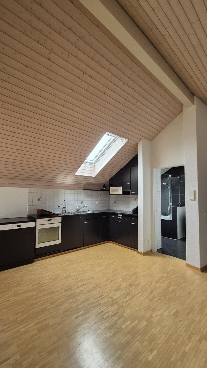 Bright 2.5-room attic apartment with balcony and parking space in Dagmersellen (3)