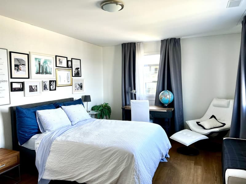 Eingerichtetes Zimmer mit Seeblick in eleganter Wohnung Horgen (4 Minuten von der Station) (2)