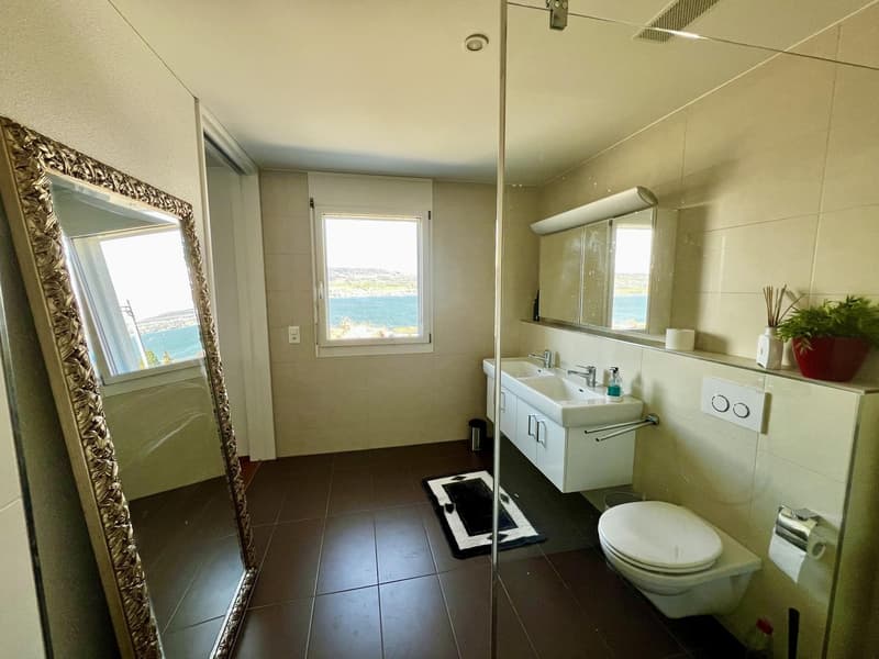 Eingerichtetes Zimmer mit Seeblick in eleganter Wohnung Horgen (4 Minuten von der Station) (4)