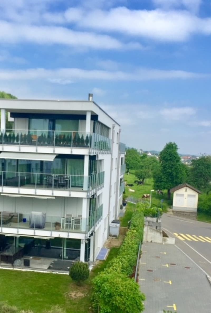 Eingerichtetes Zimmer mit Seeblick in eleganter Wohnung Horgen (4 Minuten von der Station) (6)