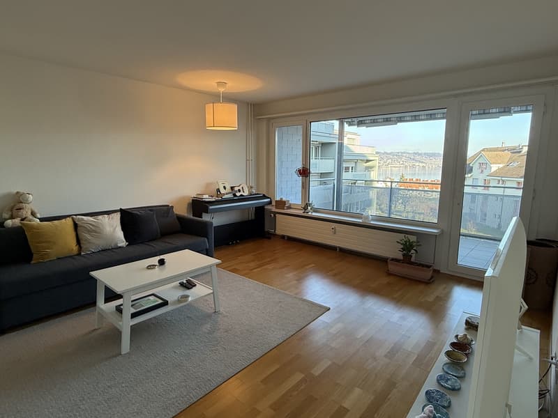 Vollständig möblierte 2.5-Zimmer-Wohnung mit Seeblick und Bergblick-Balkon | Wädenswil | 18/08 - 18/10 (2)