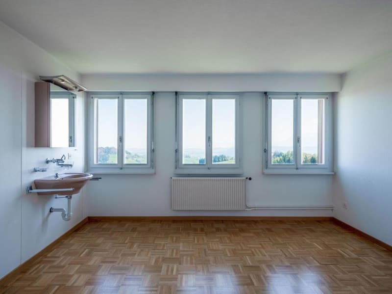 Zu vermieten ist eine charmante Wohnung mit einem grosszügigen Garten im wunderschönen Menzberg (6)