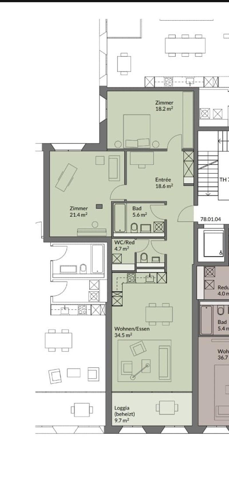 Apartment in Neuhegi - from Sept 1 (3)