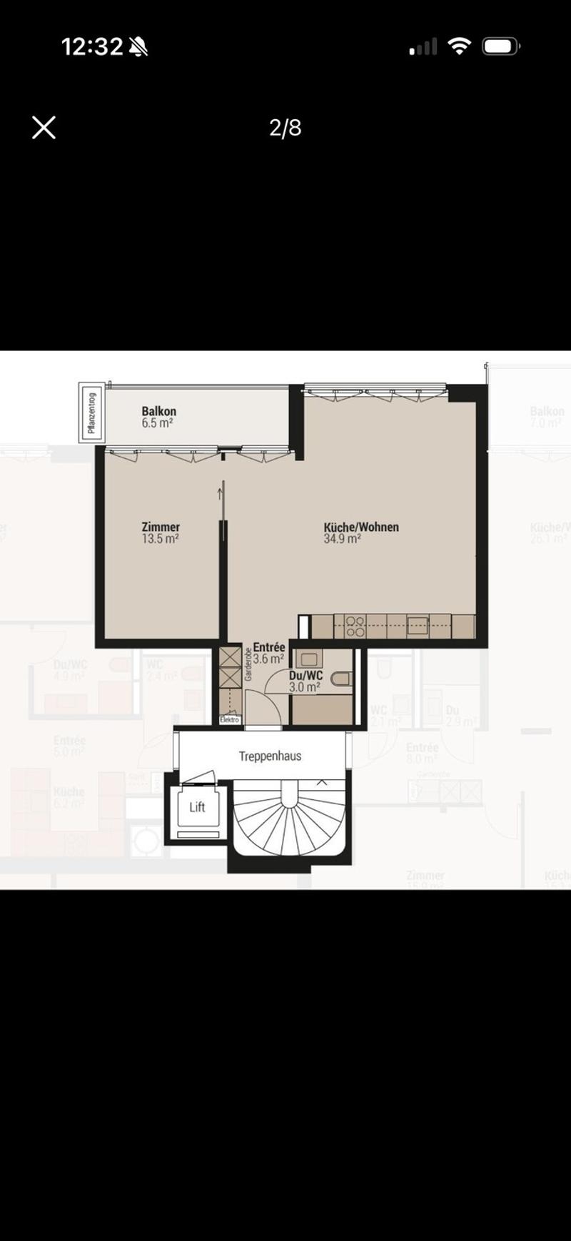 Beautiful quiet 2.5 room apartment near the lake (2)