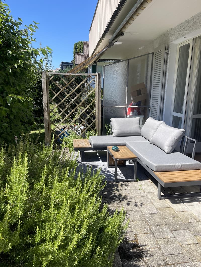 Appartement lumineux 3 pièces avec espace de jardin à Langnau am Albis (10)