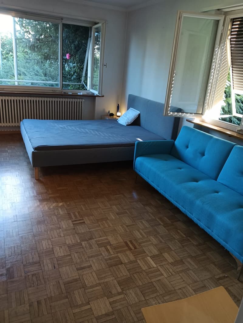 Fixed-term sublet only / Befristete Untermiete: furnished 3-room apartment in Zürich 8046, 15 July to 31 August 2026 (1)