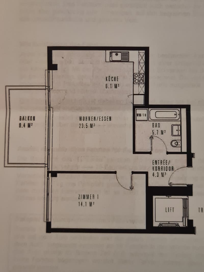 Pretty 2.5 room apartment close to nature (8)
