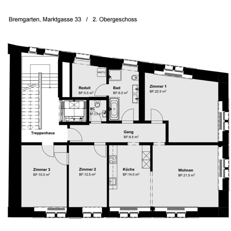 Bello appartamento in centro storico a Bremgarten (9)
