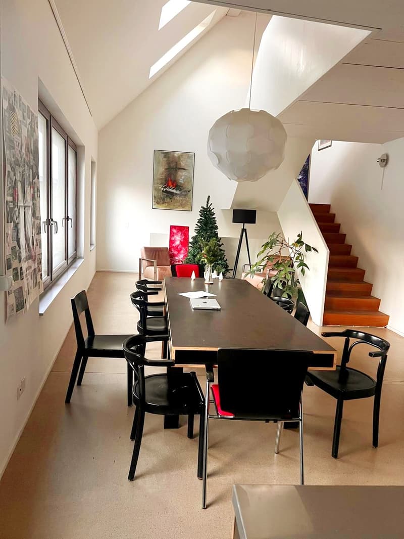 Ampia camera da 35 m² con bagno privato in appartamento in condivisione di lusso (Langstrasse, Zürich) (2)