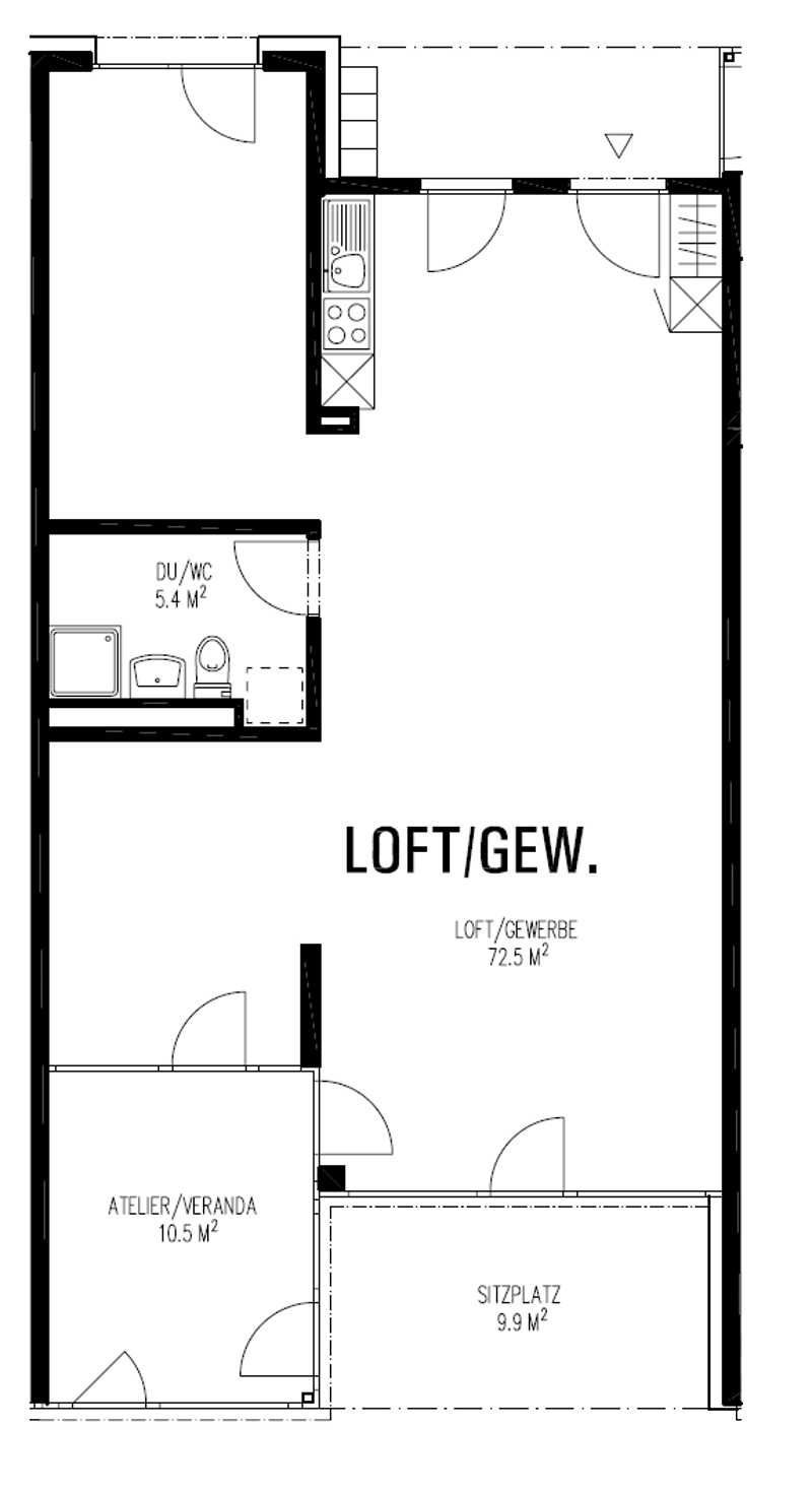 2 1/2 (+1) Zimmerwohnung (8)