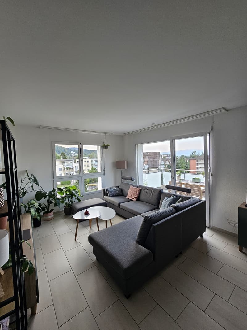 3,5-Zimmer Attikawohnung mit 2 Bädern und Balkonen (1)